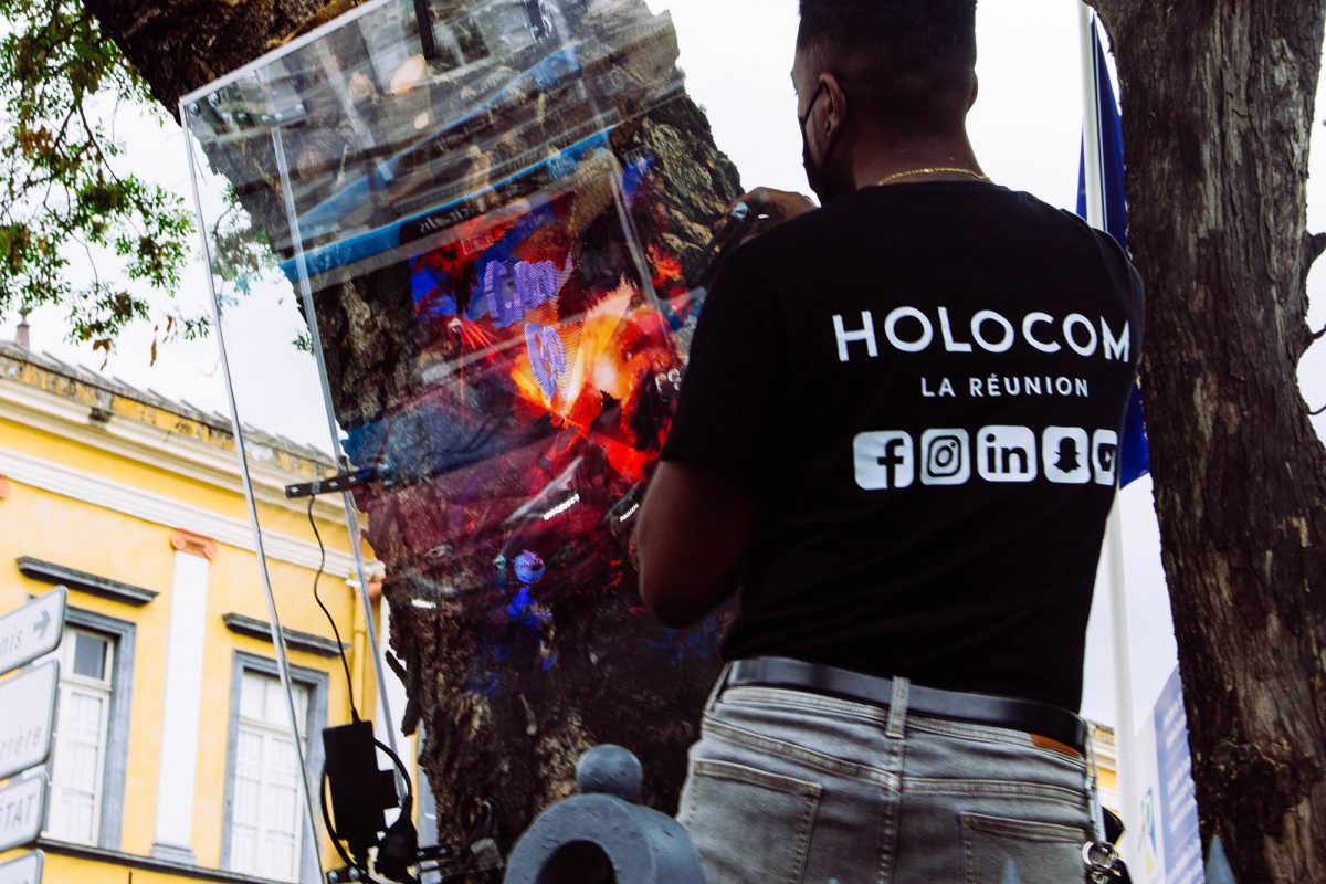 Installation holocom hélice sur un arbre